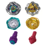 Beyblade X Calibur Samurai 6-70M BX & Obsidian Shell 3-85S BX Dual Pack Set-G2754ES0