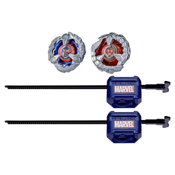 Beyblade X and Marvel Collab Captain America 4-70GB vs. Red Hulk 1-80R-G1690ES0
