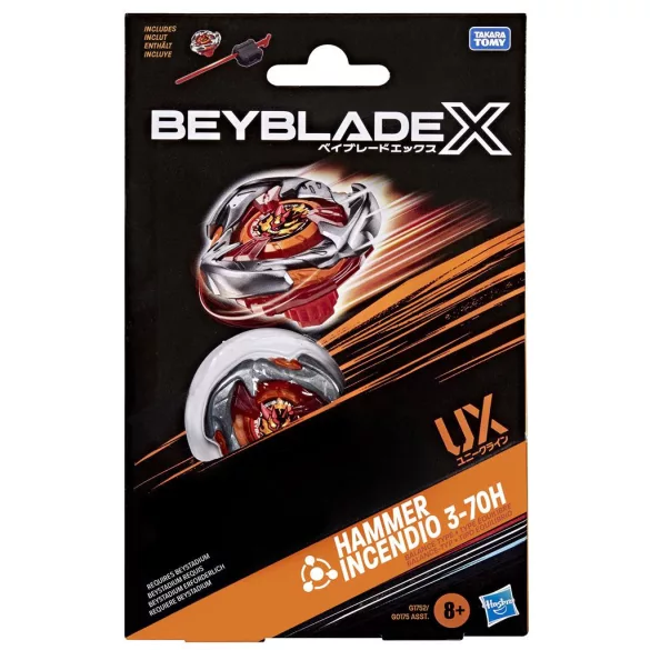 Beyblade X Hammer Incendio 3-70H UX Starter Pack Set-G1752ES0