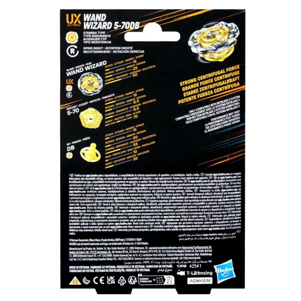 Beyblade X Wand Wizard 5-70DB UX Starter Pack Set-G1537ES0