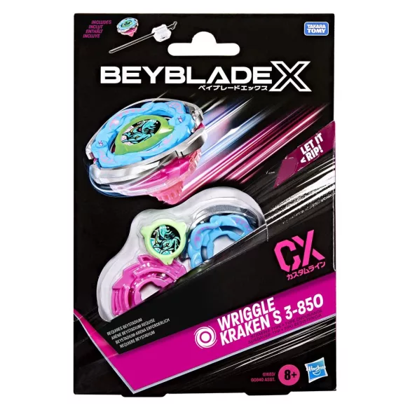 Beyblade X Wriggle Kraken S 3-85O CX Starter Pack Set-G1683ES0