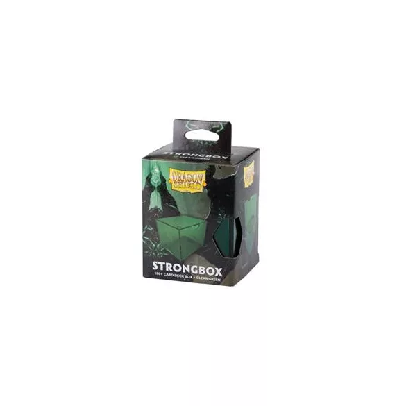 Dragon Shield Strongbox Box - Clear Green-AT-19006