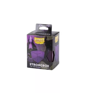 Dragon Shield Strongbox Box - Clear Purple-AT-19004