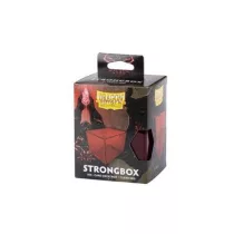 Dragon Shield Strongbox Box - Clear Red-AT-19003