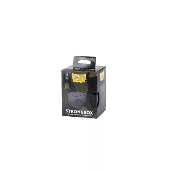 Dragon Shield Strongbox Box - Clear Black-AT-19002
