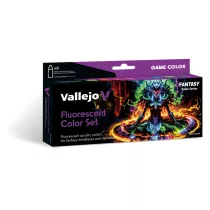 Vallejo Game Color Fluorescent Color Set - 8 x 18 ml festékszett