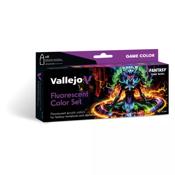Vallejo - Game Color - Fluorescent Color Set-72.214