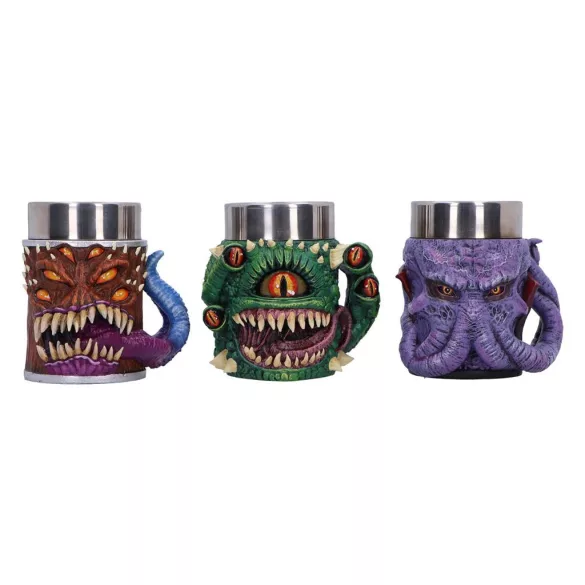 Dungeons & Dragons Mini Monster Tiny Tankards gyűjtői mini korsó szett (3 db, 8,8 cm)