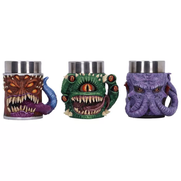 Dungeons & Dragons Mini Monster Tiny Tankards gyűjtői mini korsó szett (3 db, 8,8 cm)