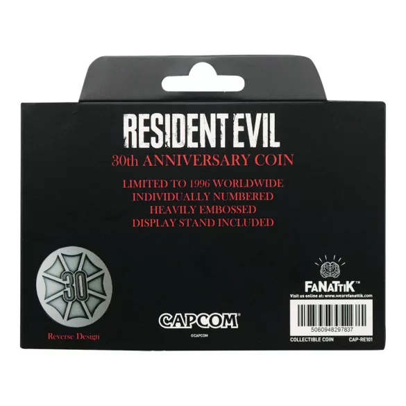 Resident Evil - 30th Anniversary Presentation Coin-CAP-RE101