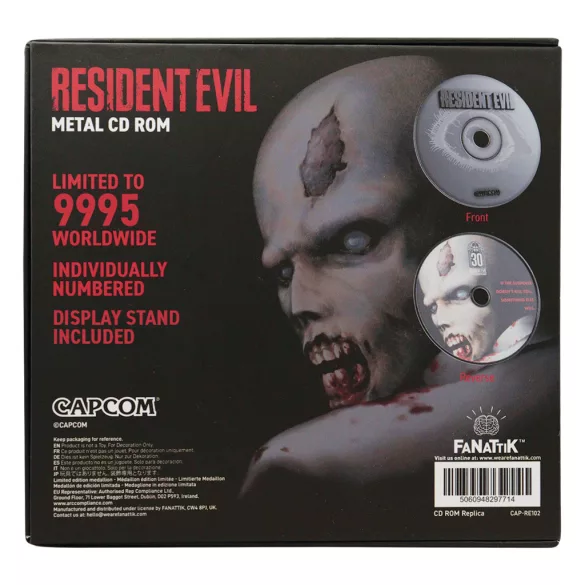 Resident Evil - 30th Anniversary Limited Edition CD-ROM Replica-CAP-RE102