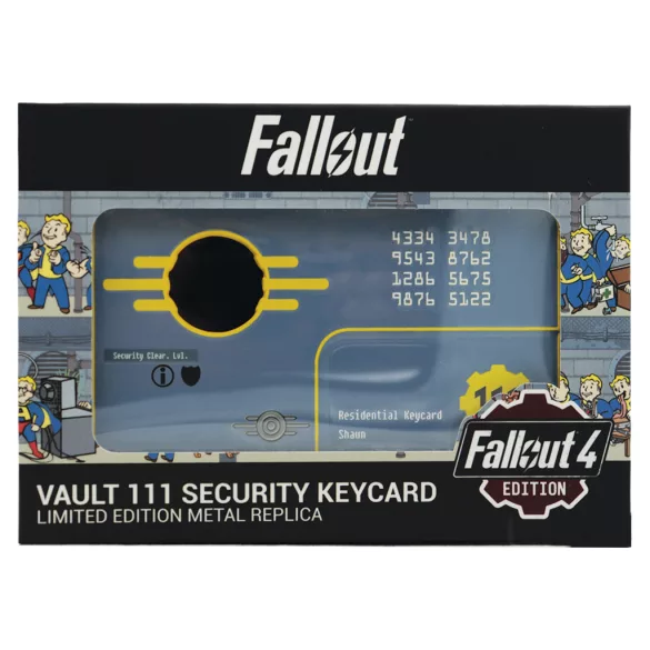 Fallout 4 - Vault 111 Limited Edition Security Keycard Replica-B-FLT91