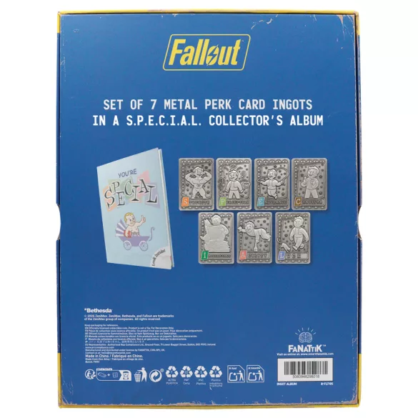 Fallout - S.P.E.C.I.A.L. Perk Card Ingot Collector’s Album-B-FLT105