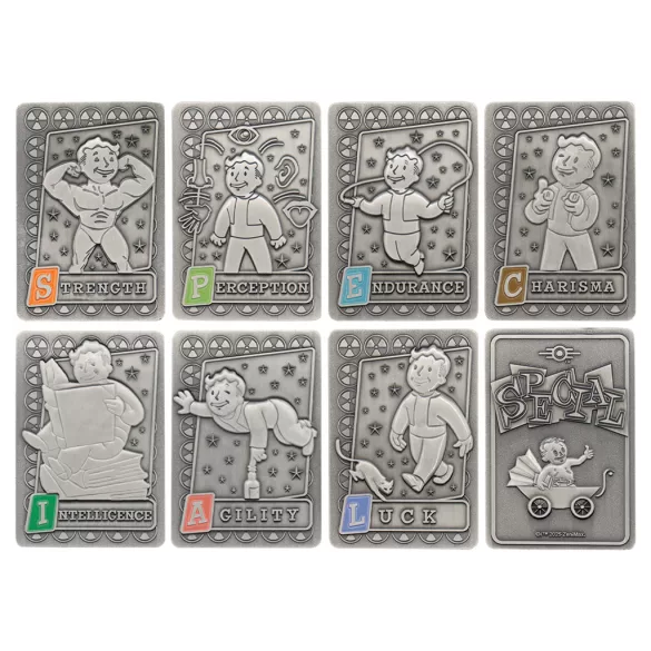 Fallout - S.P.E.C.I.A.L. Perk Card Ingot Collector’s Album-B-FLT105