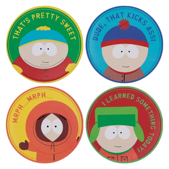 South Park - Set of 4 Printed Coasters-V-SP02