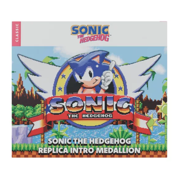 Sonic The Hedgehog - Original Logo Medallion-SEG-SON17