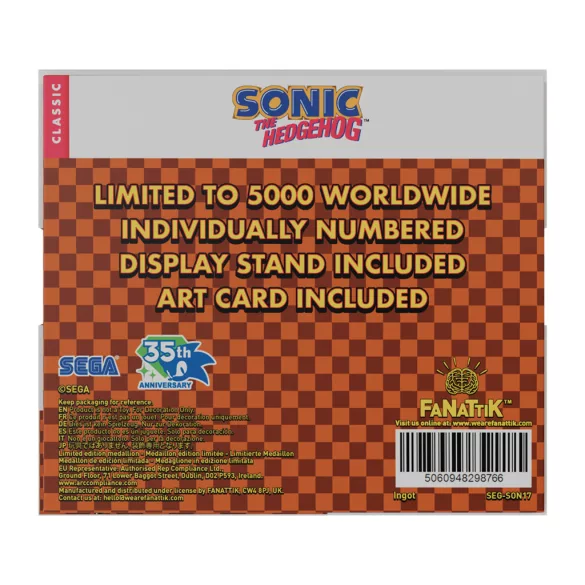 Sonic The Hedgehog - Original Logo Medallion-SEG-SON17