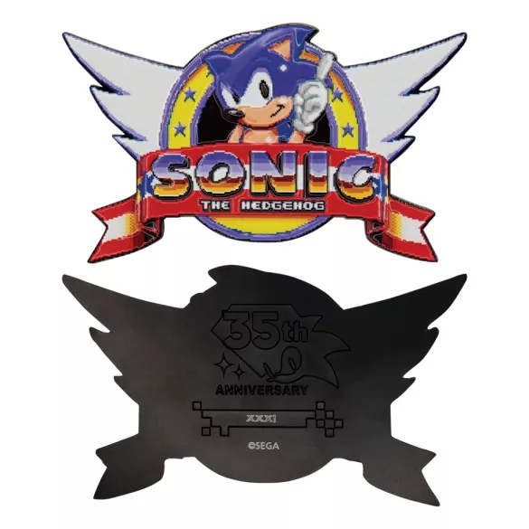 Sonic The Hedgehog - Original Logo Medallion-SEG-SON17