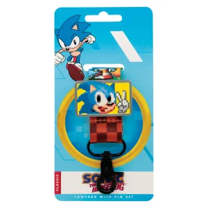 Sonic The Hedgehog - Lanyard & Pin Badge Set-SEG-SON23