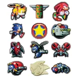 Sonic The Hedgehog - Mystery Pin Badges (CDU of 12 Pins)-SEG-SON03-CDU