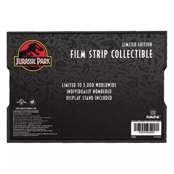 Jurassic Park - Metal Film Strip Collectible-UV-JP164