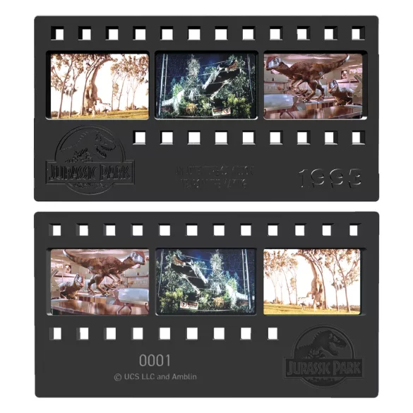 Jurassic Park - Metal Film Strip Collectible-UV-JP164