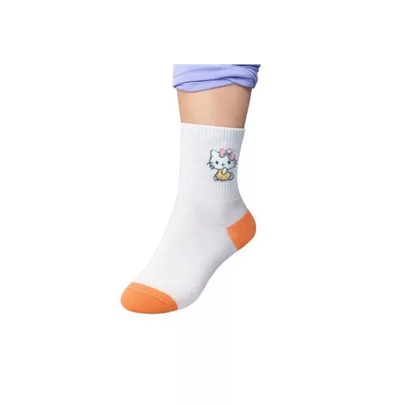 Hello Kitty - Long Socks - Buttercream - Size 36-40-