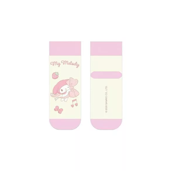 My Melody - Short Socks - Big Ribbon - Size 36-40-