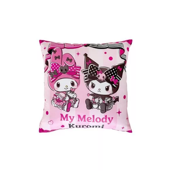 Kuromi & My Melody - Couch Pillow - Pink Black Party Series - 35x35cm-