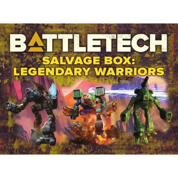 BattleTech SalvageBox: Legendary Warriors Display - EN-CAT37608DSP