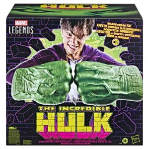 Marvel Legends Series Incredible Hulk Premium Roleplay Fists with Smash 'N Bash Sound FX-G20535L0