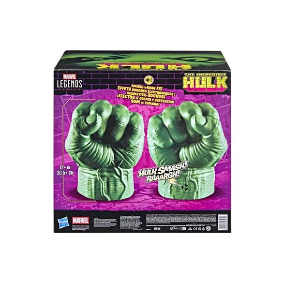 Marvel Legends Series Incredible Hulk Premium Roleplay Fists with Smash 'N Bash Sound FX-G20535L0