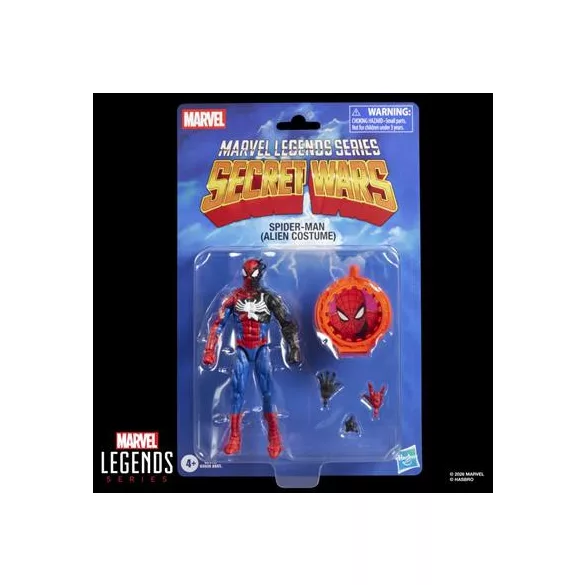 Marvel Legends Series Secret Wars Spider-Man (Alien Costume)-G24195X0
