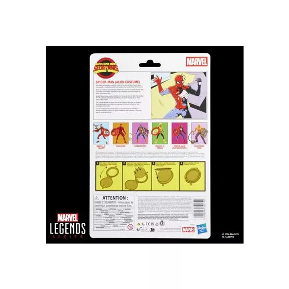 Marvel Legends Series Secret Wars Spider-Man (Alien Costume)-G24195X0