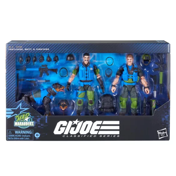 G.I. Joe Classified Series #220, Mad Marauders Footloose, Mutt, & Junkyard-G20705L0