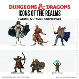D&D Icons of the Realms: Player's Handbook – Swords & Staves Starter Set miniatűra szett (angol kiadás)
