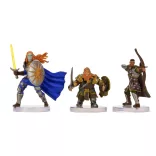D&D Icons of the Realms: Player's Handbook – Swords & Staves Starter Set miniatűra szett (angol kiadás)