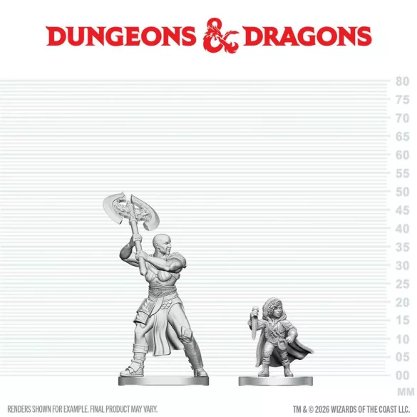 D&D Nolzur's Marvelous Miniatures: Goliath Barbarian & Halfling Rogue - EN-90884