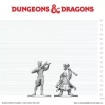 D&D Nolzur's Marvelous Miniatures: Tiefling Bard & Dwarf Cleric - EN-90885
