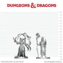 D&D Nolzur's Marvelous Miniatures: Human Druid & Elf Sorcerer - EN-90886