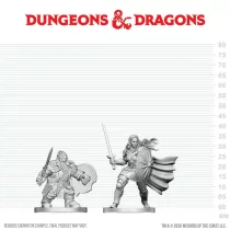 D&D Nolzur's Marvelous Miniatures: Dwarf Fighter & Orc Paladin - EN-90887