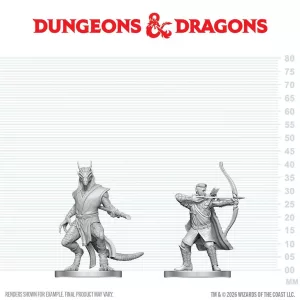 D&D Nolzur's Marvelous Miniatures: Elf Ranger & Dragonborn Monk - EN-90888