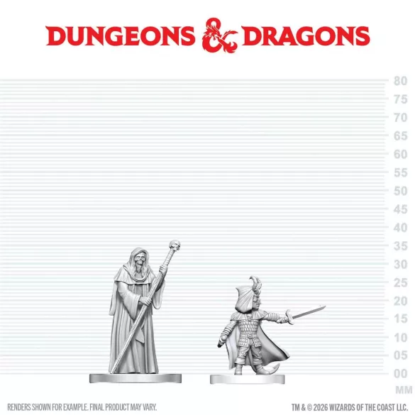 D&D Nolzur's Marvelous Miniatures: Cultist of Bhaal & Cultist of Myrkul - EN-90890