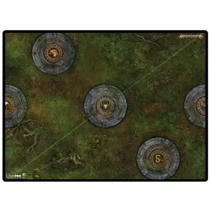UP - Spearhead: Fire & Jade B Battle Mat for Warhammer Age of Sigmar-16984