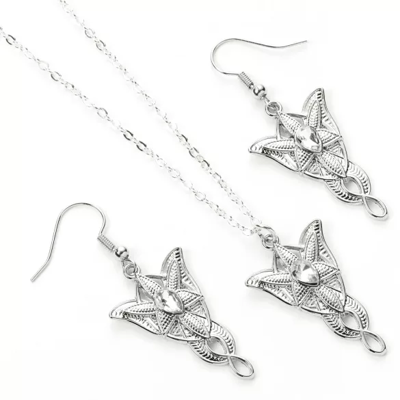 The Lord of the Rings Evenstar fülbevaló és nyaklánc ajándékszett