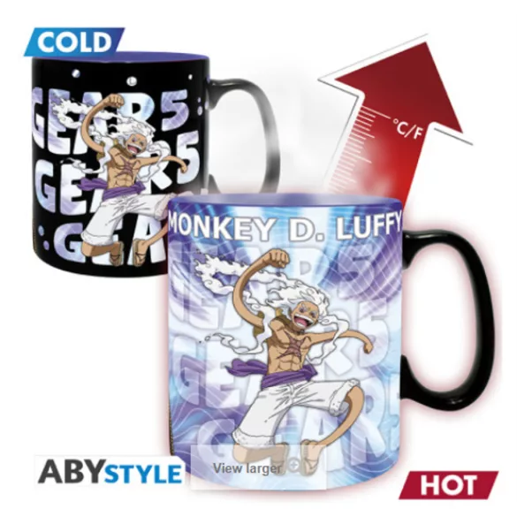 One Piece - Heat Change Mug 460ml - Monkey D. Luffy - Gear 5th-ABYMUGA684