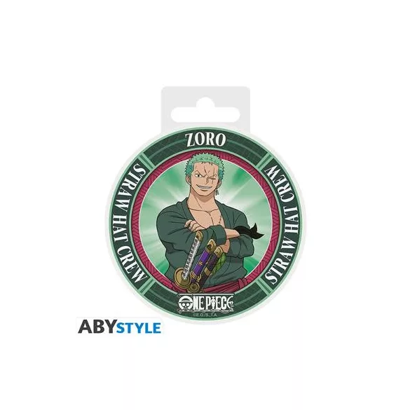 One Piece - Ceramic Coasters - Roronoa Zoro-ABYCOS036