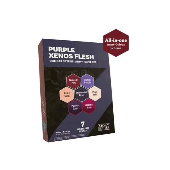 The Army Painter - Combat Se7ens Army Paint Set Purple Xenos Flesh-WP8114P