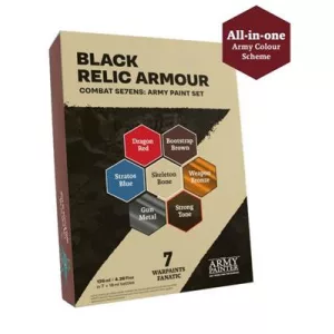 The Army Painter - Combat Se7ens Army Paint Set Black Relic Armour-WP8115P