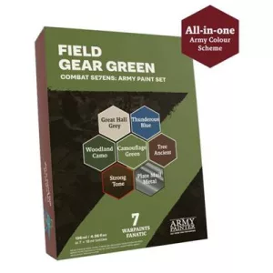The Army Painter - Combat Se7ens Army Paint Set Field Gear Green-WP8119P